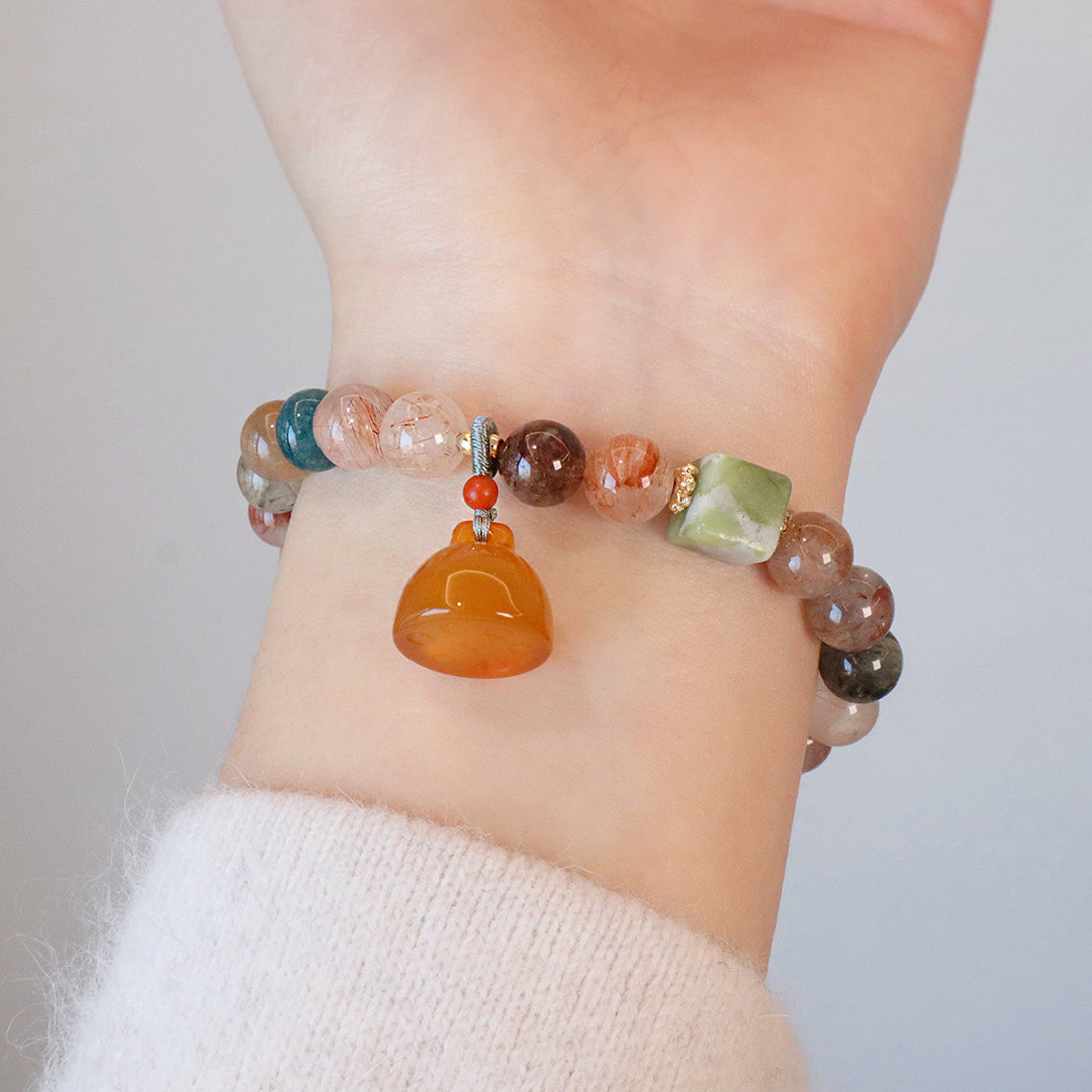 Natural crystal bracelet