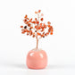 Jar-shaped crystal tree ornaments