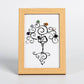 Seven Chakras Tree-like Crystal Stone Frame