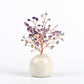Jar-shaped crystal tree ornaments