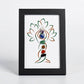 Seven Chakras Tree-like Crystal Stone Frame