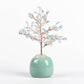 Jar-shaped crystal tree ornaments