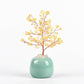 Jar-shaped crystal tree ornaments