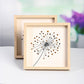 Dandelion Crystal Gravel Photo Frame