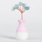 Vase-shaped crystal ornaments