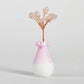 Vase-shaped crystal ornaments