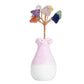 Vase-shaped crystal ornaments