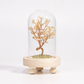 Peridot lawn crystal tree ornaments