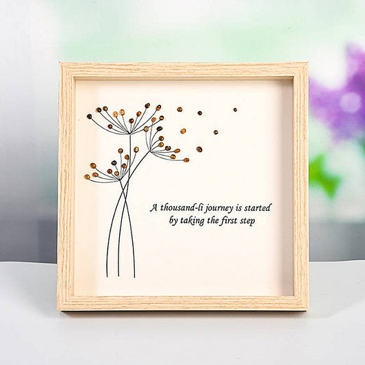 Dandelion Crystal Stone Photo Frame
