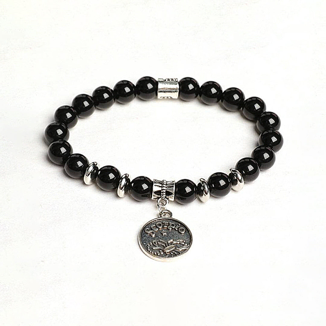 Obsidian Zodiac Bracelet