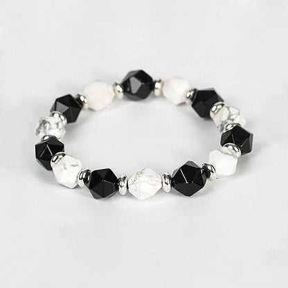 Faceted Double Gemstone Bracelet