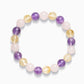 Citrine, Rose Quartz, and Amethyst Energy Bracelet