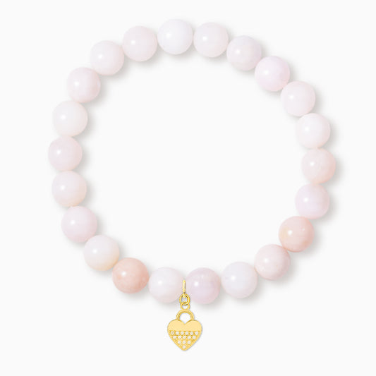 Pink Opal and Heart