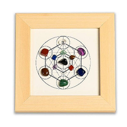 Metatron Hexagonal Crystal Stone Photo Frame