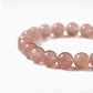 Elegant Strawberry Quartz Serenity Bracelet