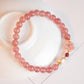 Strawberry crystal bracelet