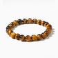 Tiger's Eye Gemstone Beaded Bracelet