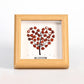Crystal Stones With Hearts Decorate The Picture Frame