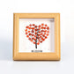 Crystal Stones With Hearts Decorate The Picture Frame