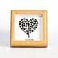 Crystal Stones With Hearts Decorate The Picture Frame