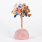 Crystal base colorful gravel crystal tree ornaments