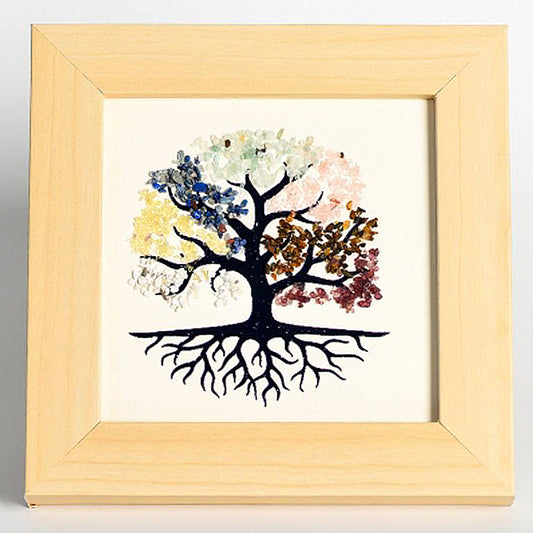The Tree Of Life Vrystal Dtone Decorates The Picture Frame