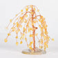 Agate base willow crystal tree ornament
