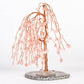 Agate base willow crystal tree ornament