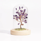 Peridot lawn crystal tree ornaments