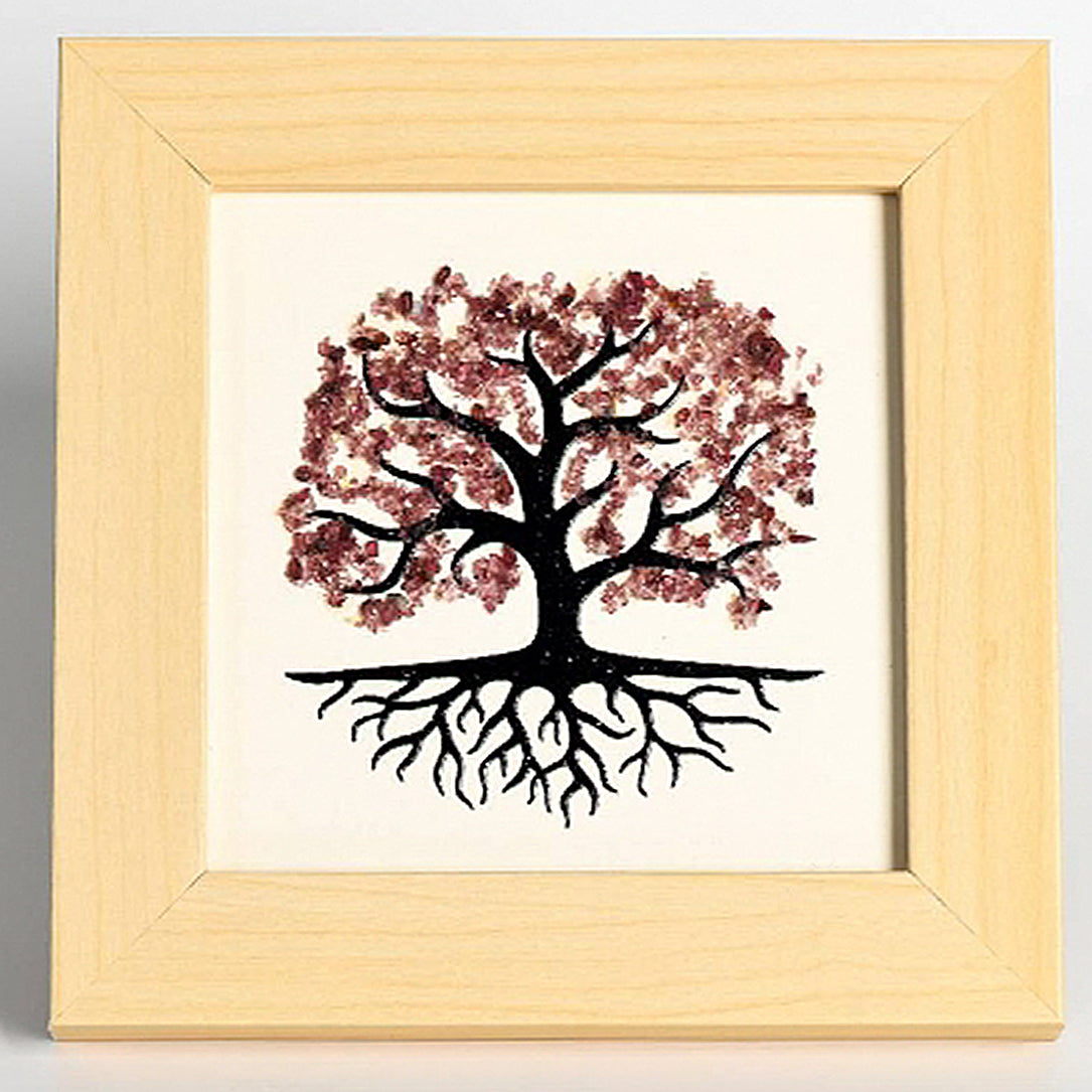 The Tree Of Life Vrystal Dtone Decorates The Picture Frame