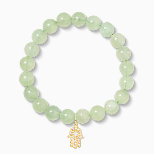 Prehnite and Hand of Hamassa