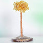 Agate piece base crystal tree ornament