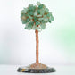 Agate piece base crystal tree ornament