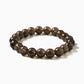Smoky Quartz Mineral Bead Bracelet