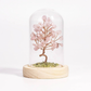 Peridot lawn crystal tree ornaments