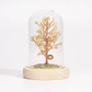 Peridot lawn crystal tree ornaments