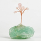 Crystal tree ornament with a base of original stones