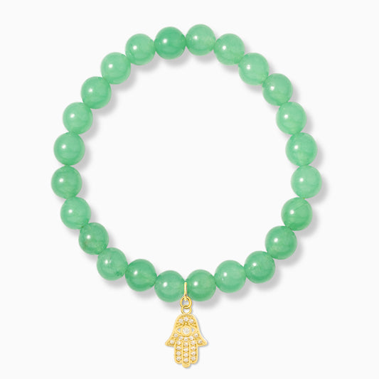 Green Aventurine and Hand of Hamasa