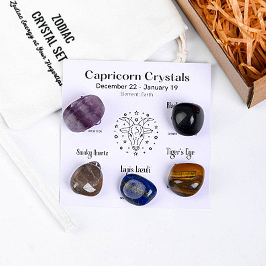 Zodiac Healing Stone Set