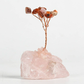 Crystal tree ornament with a base of original stones