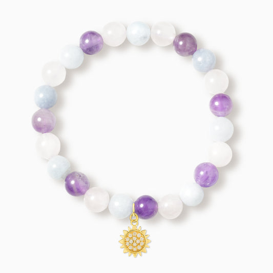 Tricolor gemstones and the sun
