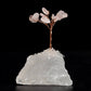Crystal tree ornament with a base of original stones