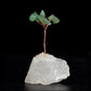 Crystal tree ornament with a base of original stones