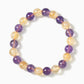 Citrine and Amethyst Tranquility Bracelet