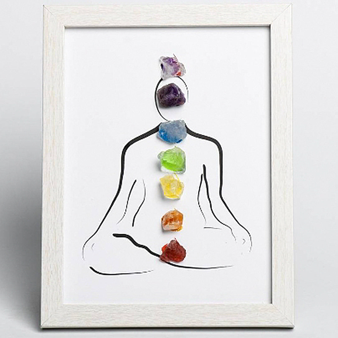 Frame Of The Classic Original Stone Seven Chakras