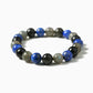 Obsidian, Lapis Lazuli, and Labradorite Crystal Bracelet