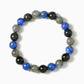 Obsidian, Lapis Lazuli, and Labradorite Crystal Bracelet