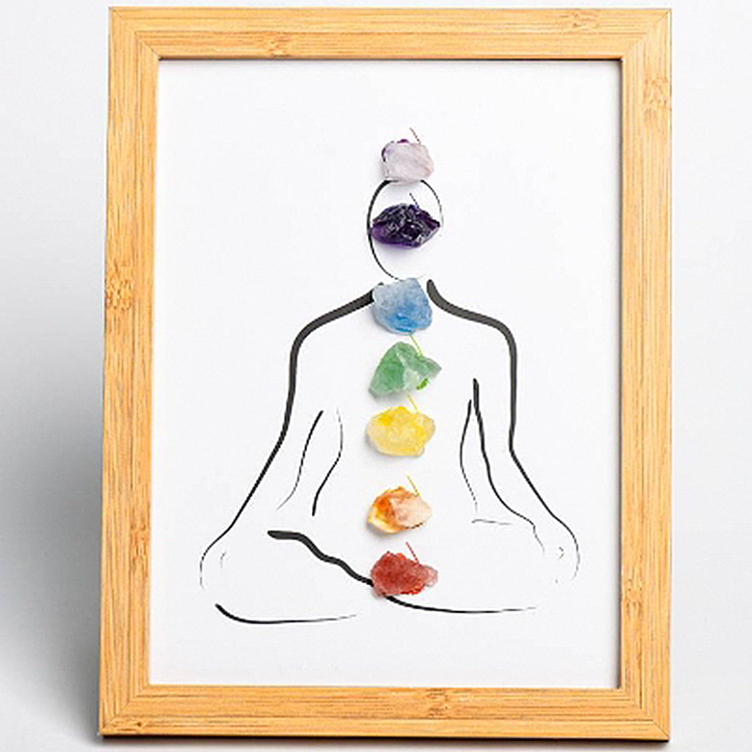 Frame Of The Classic Original Stone Seven Chakras