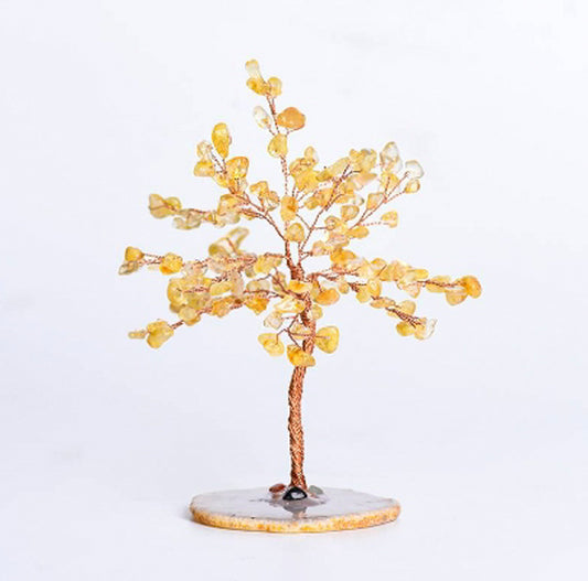 Agate base crystal tree natural crystal tree ornaments
