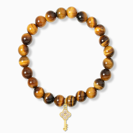 Tiger Eye with Keys and Locks